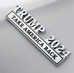 2024 Metal Trump Take America Back Car Badge Sticker Decoration 4 Colors 0202