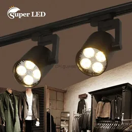 Luzes de pista para teto, lâmpada de trilho, holofote para cozinha, roupas fixas, lojas de sapatos, iluminação de pista, corredor 40w cob, luz de pista led yq240124