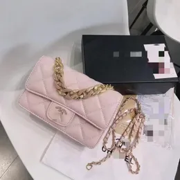 Chanei woc messenger väska crossbody väskor små slingväskor för kvinnor axelväskor lammskinn mönster designer småhandväskor med CO203L