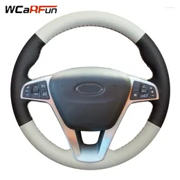 Volante cobre wcarfun capa de carro de couro para lada vesta 2024 xray 2024-2024 / volante guiador trança