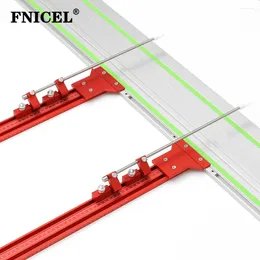 Set di utensili manuali professionali Sistema di guida parallela in lega di alluminio per tagli ripetibili Morsetto per binario per sega a binario adatto al gancio per utensili per la lavorazione del legno Festool