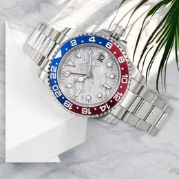 Wysokiej jakości męskie zegarek Super Clones Watches 2813 Ruch Automatyczna mechaniczna ceramika Sapphire 40 mm stal nierdzewna Swim na rękę Luminous Waterproof