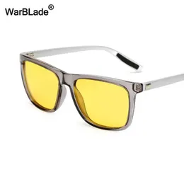 Sunglasses High quality high-definition polarized sunglasses yellow lens night vision sunglasses driving goggles anti glare sunglasses J240202