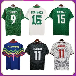 1994 MECCICO National Inleas Mens 2006 Retro Soccer Jerseys H. Sanchez 1999 Blanco Hernandez Home Away Football Dorts Shirts Short