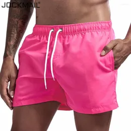 Men's Shorts JOCKMAIL Brand 2024 Home Pants Smooth Beach Slim 14colors M-2XL Summer Holiday Sport