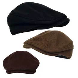 Newsboy Hats Male Plus Size Ivy Hat Big Man Head Autumn And Winter Newsboy Cap Top Grade Linen Beret Caps M 56-58m L58-60cm XL 60-62 BLM212 zln240202