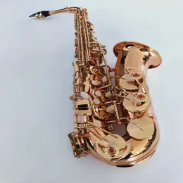 Novo saxofone alto wo20 laca dourada sax boquilha profissional remendos almofadas palhetas dobrar pescoço