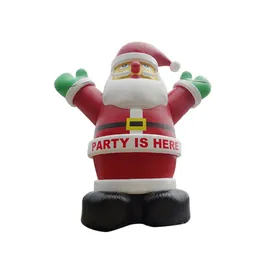 wholesale 9mH (30ft) With blower giant Inflatable Santa Claus Carrying a bag,Xmas Father old man for outdoor christmas decoration