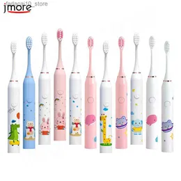 Toothbrush s Electric Sonic Toothbrush Funny Cartoon Pattern Rechargeable Decay Prevention Whitening EB52 ren Electric Toothbrush Q240202