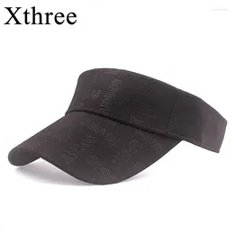 Шариковые кепки Xthree, летние женские однотонные воздушные кепки, спортивный солнцезащитный козырек, уличная дорожная шляпа, женская пляжная шапка в тени