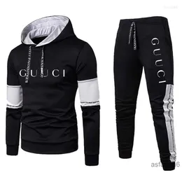 Mens Tracksuits Men Fashion Sweatshirt Set Hoodies Sets Tracksuit 2 Piece Outfits Jogger Brand Suit Male Pullover Winter Streetwear Clothes JAGU VJ5T VJ5T