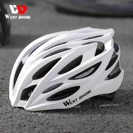 WEST BIKING Casco da bici Casco da aviazione ultraleggero Capacete Ciclismo Ciclismo Unisex Outdoor Mountain Road 240131