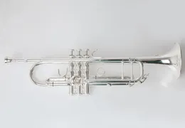 Stradivarius Top Trumpet TR600 음악 악기 BB 트럼펫 골드 도금 전문 학년 음악 무료