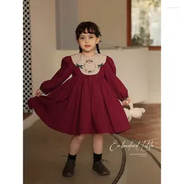 Girl Dresses Lolita Style Baby Dress Vintage Spring Autumn Long Sleeve Kids Girls Princess Birthday Party Christmas