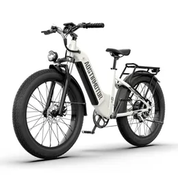 Электрический велосипед AOSTIRMOTOR QUEEN в США, 52 В, 1000 Вт, горный электровелосипед, 52 В, 15 Ач, аккумулятор 26 дюймов, 4,0 с толстыми шинами, цветной U-ЖК-дисплей, гидравлический тормоз, двойное плечо, большая вилка