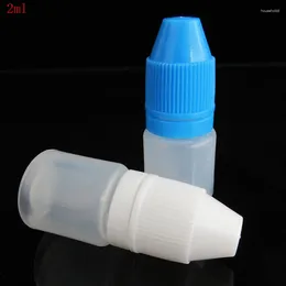 Depolama Şişeleri 10 PCS Plastik Damla Şişe 2ML LDPE Yumuşak Sıkılabilir Sıvı Mini Boş Tutkal Göz Damlaları Su