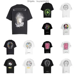 Buy Men's T-shirts Luxury Fashion t Shirt for sale Ch Brand Chromes Tees Designer Women Sanskrit Couple T-shirt Sweatshirt Horseshoe Flower Heart 2I7C