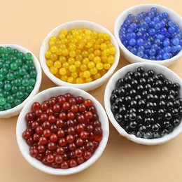 6mm 8mm Jade Ruby Terp Pearl Ball 삽입 흡연 액세서리 쿼츠 DAB 구슬 회전용 탄수화물 캡 쿼터 뱅거 손톱 워터 봉 파이프