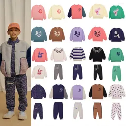 Set di abbigliamento Bambini Wyn Felpa Autunno Inverno Kid Maglione in pile Pantaloni Tuta Ragazzi Ragazze T a maniche lunghe Camicia per bambini