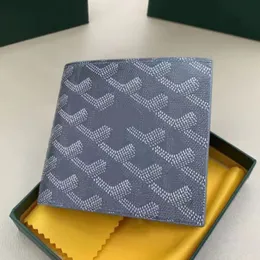 2024 MENS Short Wallet Wallet Card Card حامل 2 أضعاف محفظة الرجال الفاخرة محفظة معمل مع حاملي مقصورة الحافظة مربع هدايا