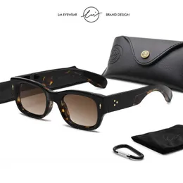 النظارات الشمسية LM نظارة شمسية للنساء إطار مستطيل مستطيل المصمم العلامة التجارية الشفافة النظارات الشمسية
