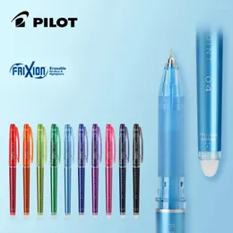 1 peça caneta piloto frixion ponta de agulha fricção LF-22P4 0.4mm cor pull-out gel caneta estudante escritório papelaria