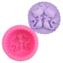 Baking Moulds Beautiful Animal Fox Sharp 3D Silicone Cake Fondant Mould Tools Cookware Decorating Mold