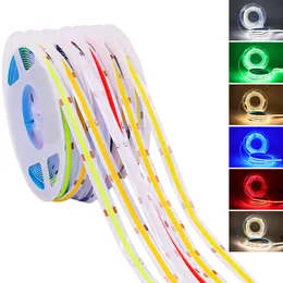 Striscia LED Cob Rgb Striscia LED Cob 12v 24V Uso domesticoIl supermercato All'aperto Luci d'atmosfera festive al neon Striscia luminosa intelligente Decorazioni pubblicitarie