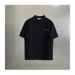 män esse t shirt mens designer t shirt bomull överdimensionerad fit polo nacke bokstav kort hylsa par matchar hög kvalitet mångsidig avslappnad tees multi färg lösa män polos