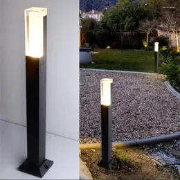 Outdoor LED Garden Lights Modern Aluminum Lawn Lamps 12W Landscape For Yard AC85-265V