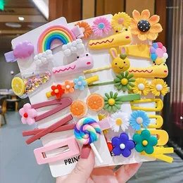 Hair Accessories Children's Suit Clips Cute Sweet And Not Hurting Animal Girl Cartoon Side Clip Headdress Hairpin Gift