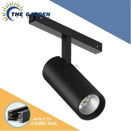 Track Lights Led 8/18W 48VMagnetische Spoor Licht Lineaire Armatuur Geen Belangrijkste Licht Ontwerp Verzonken Verlichting Systemen Lighting YQ240124