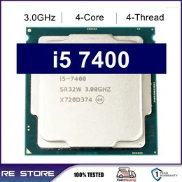Moderbrädor använde Core i5-7400 i5 7400 3.0 GHz fyrkärniga fyrkantiga CPU-processor 6M 65W LGA 1151