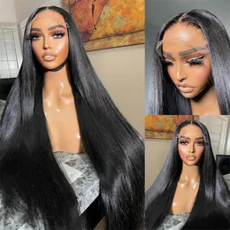 Straight 30 Inch Lace Front Human Hair Wig for Black Women 13x4 13x6 Straight Lace Frontal Wig Glueless Preplucked Brazilian Wig
