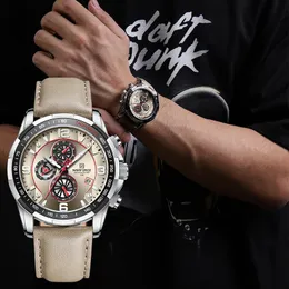 Top Brand Luxury Naviforce 100% Original Fashion Watch for Men Multifunction Sport impermeável Homem Man Relógio de Wristtle 240129