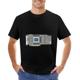 Erkek Polos Nvidia RTX 2080TI GPU PCB T-Shirt Özel Tişörtler Komik Erkek Grafik Tişörtleri