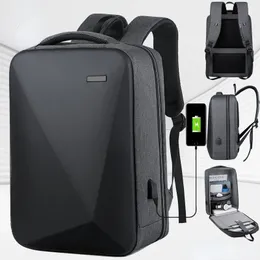 Mochila de estudante mochila para laptop de 17,3 polegadas antirroubo e à prova d'água bolsa universitária mochila de carregamento USB bolsa de jogo de viagem masculina 240202