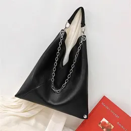 Totes Bolsas de moda para mulheres BACA HOBOS PU CALURO FEMANHO BACAS DE FEMANHA DE FEMANHA CHAIN CHAIN CANTA BOLSA BLACA FEMININA236E