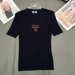 Malhas femininas camisetas designer marca 24 * início da primavera novo estilo de pista sincronizado imagem sml três tamanhos jzd5