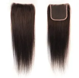 Пучки человеческих волос с кружевной застежкой, 8-28 дюймов, вьющиеся волосы на теле, наращивание девственных волос, глубокие свободные 3/4 шт., прямые для женщин, натуральные черные утки, плетение