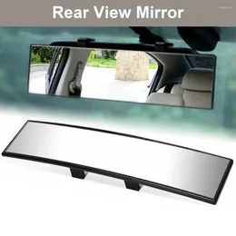 Acessórios interiores espelho retrovisor grande angular fácil instalação vidro superior 300mm dentro curvado para carro