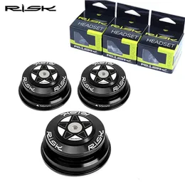 RISK MTB Road Bike Headset Integrated 1 18 Steering Column 34 41 418 44 497 506 55 56mm Bicycle Press Bearings Box Fork 240118