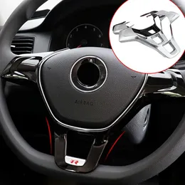 Accessori interni Copertura del Volante Dell'automobile Trim Adesivo Per Volkswagen VW Golf 7 GTI MK7 POLO 2014 2024 Jetta MK6