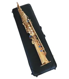 Профессиональный бренд JUPITER JPS 547GL B (B) Tune Soprano Saxophone Позолоченные жемчужные кнопки Качественные музыкальные инструменты Саксофон для студентов