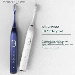 Toothbrush Household Intelligent Adult Soft Gum Care Automatic Soft Brush Head Ultrasonic Magnetic Suspension Electric Toothbrush Q240202