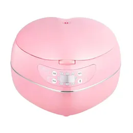 220V 1 8L 300w Heart-shaped Rice cooker 9hours insulation Stereo heating Aluminum alloy liner Smart appointment 1-3people use237y