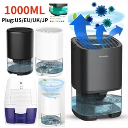 1000 ml elektrisk avfuktare Signal Ljus Fukt Ta bort maskin Automatisk avstängning Portable Atmosphere Lamp för hemmakontoret 240131