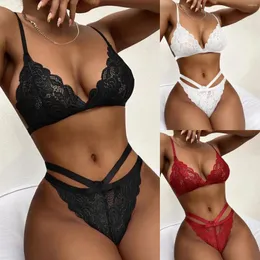 Bras Setleri Kadınlar V Boyun Seksi Tel Ücretsiz iç çamaşırı Braliette Lingerie Dantel Arka Çıkmaz Kirkar Takım Sıkı Lenceria