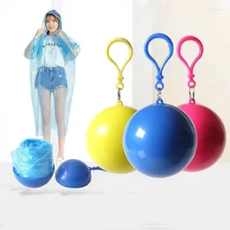 Raincoats One-off Rain Poncho Disposables Emergency Gear Portable Ball Clear Waterproof Coat Outdoor Travel Family Pack Currency