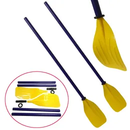 1 paio 114 cm 45 pollici plastica kayak canoa pagaia barca d'acqua rafting remo facile da trasportare 240127